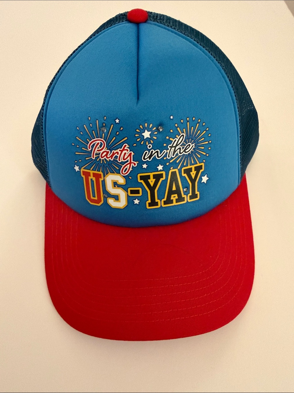 New Light Up Patriotic Trucker Hat